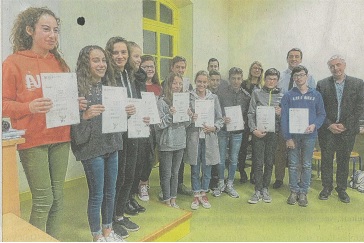 Remise des diplômes Cambridge aux collégiens
