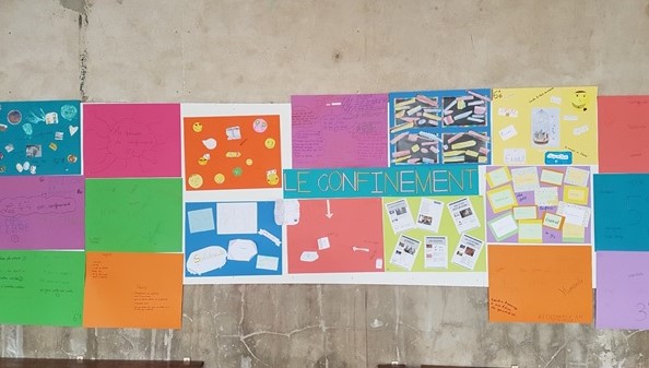 LE MUR DES ÉMOTIONS, rentrée après le déconfinement 