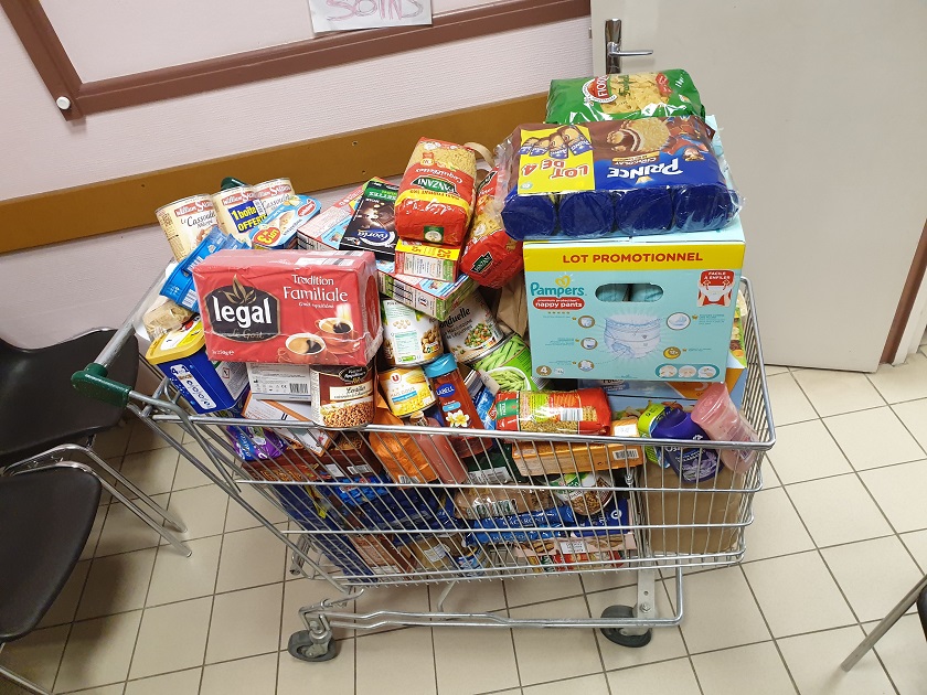 Solidarité au collège, Opération bol de riz et Collecte alimentaire