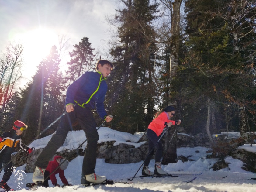 Sortie de ski nordique a Herbouilly