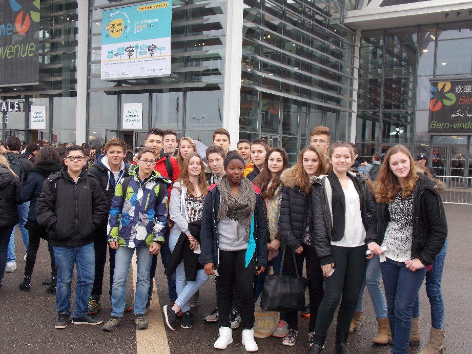 Les élèves de 3ème DP3 au Mondial des Métiers de Lyon