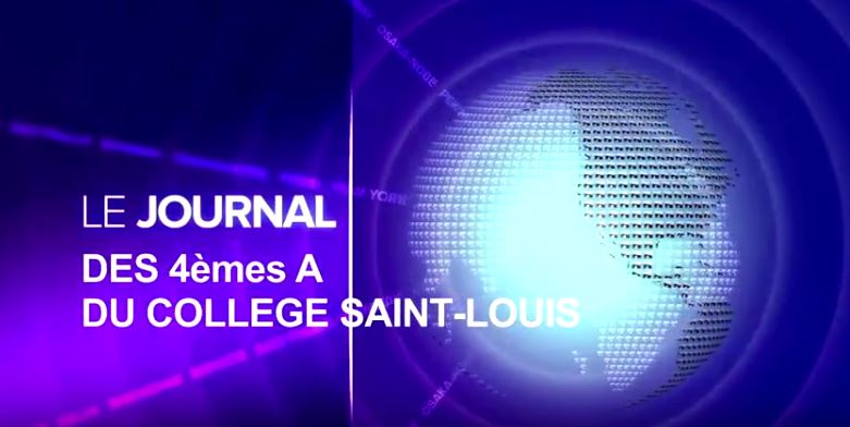 Le JT des 4èmes est en ligne !