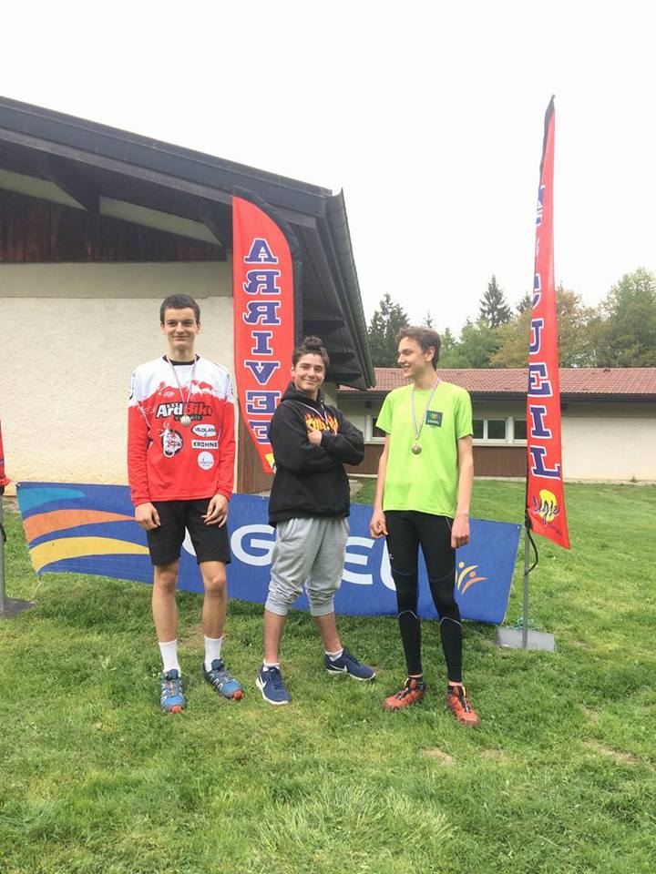 Nathan champion académique de VTT