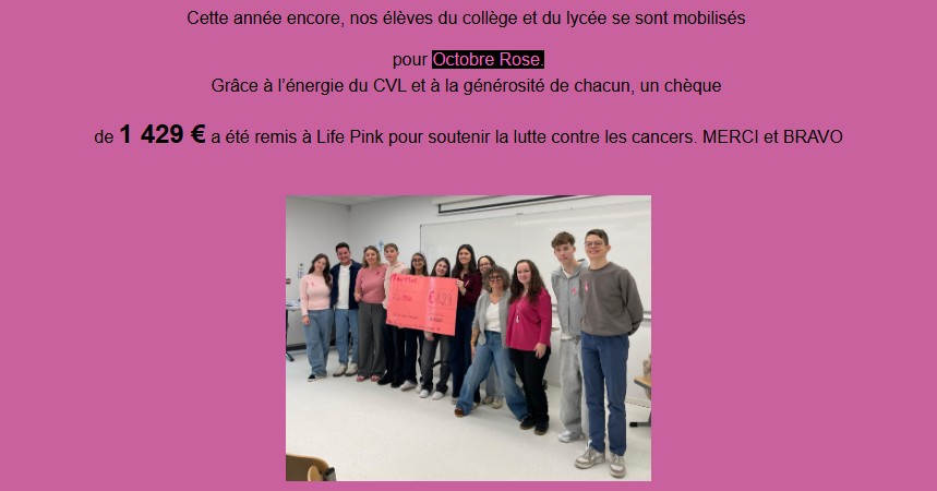 Octobre Rose