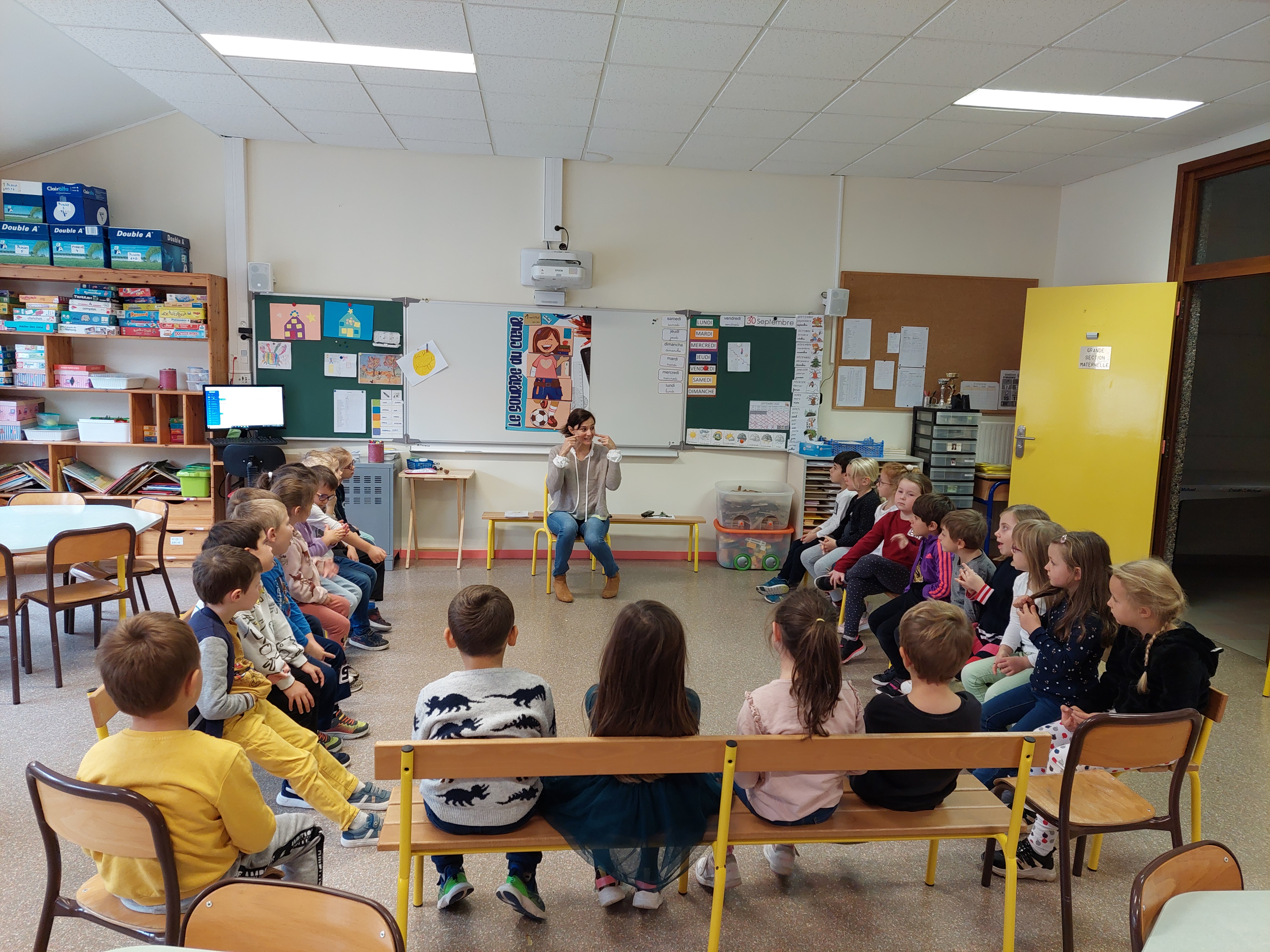 Toutes les classes de l'école ont participé à 3 ateliers différents