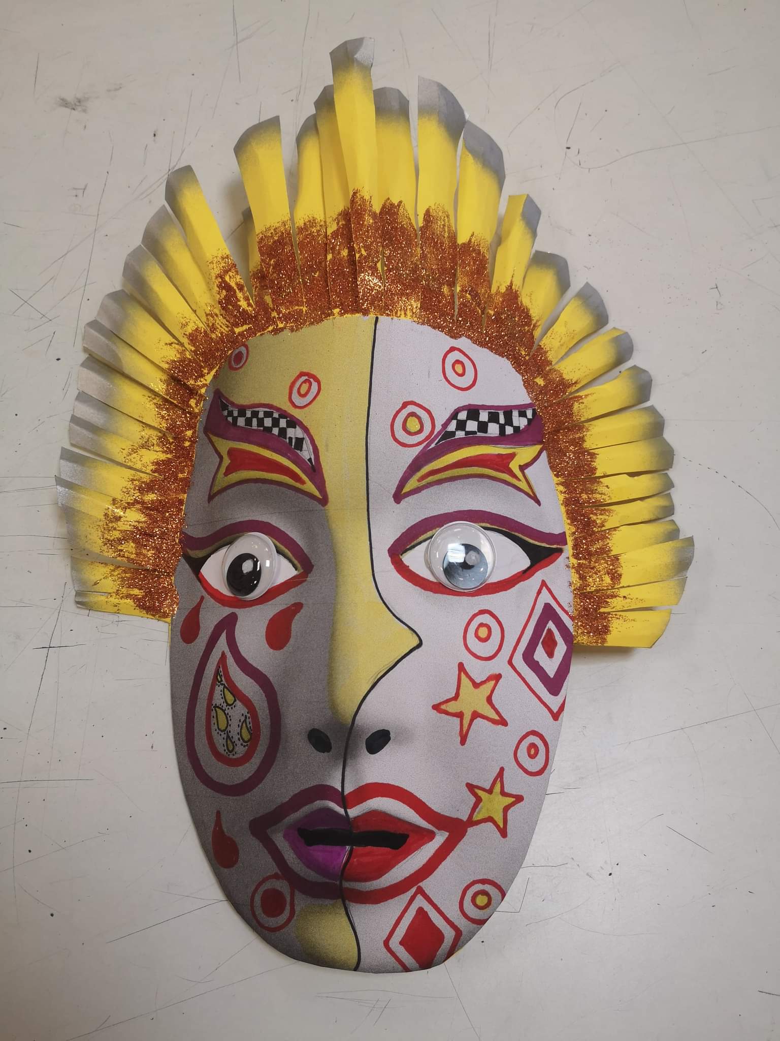 Travail sur le thème du masque par les élèves de Mme DEGERT (suite)