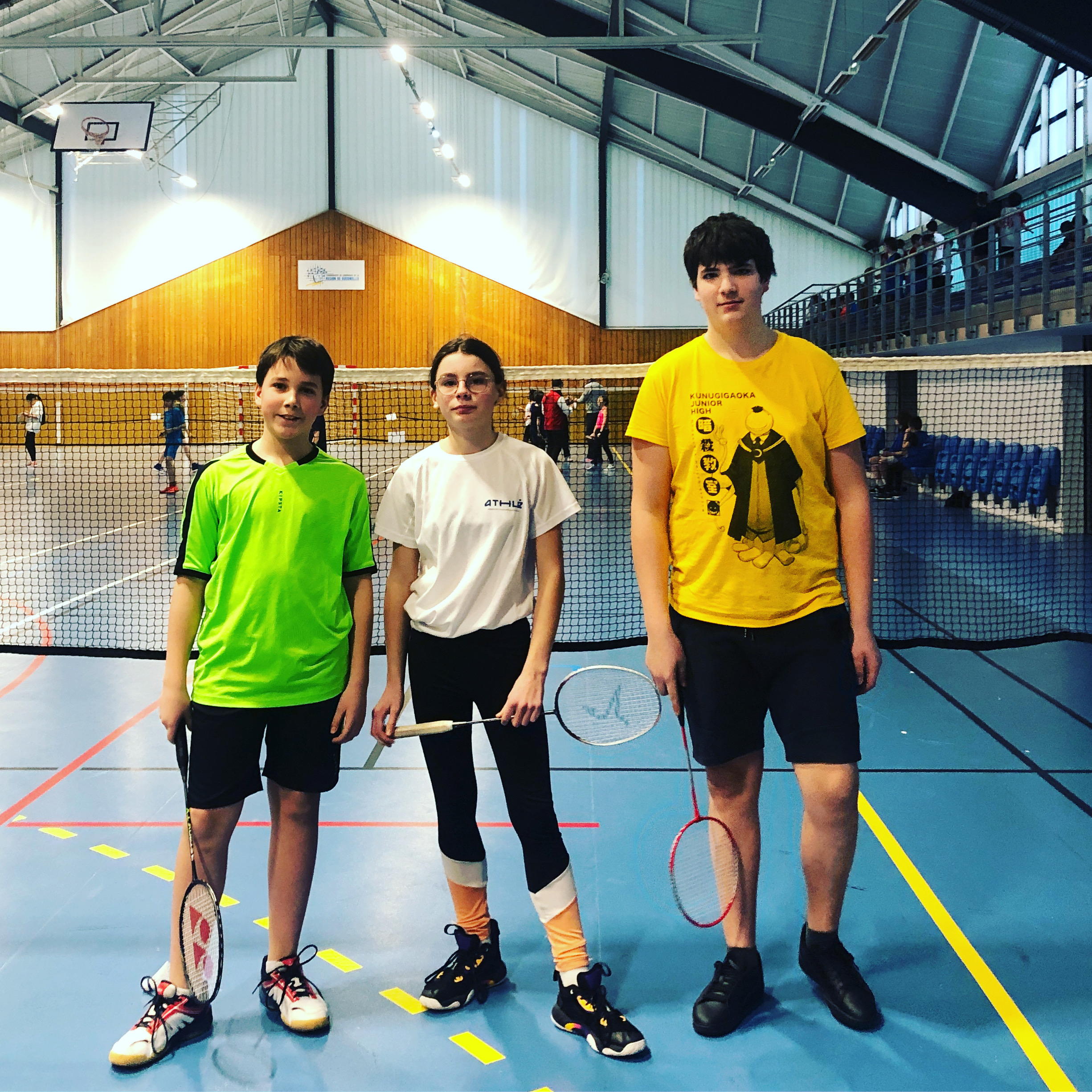 JOURNEE "RAQUETTES" Pentathlon UNSS district de Soultz avec le tounoi de badminton 