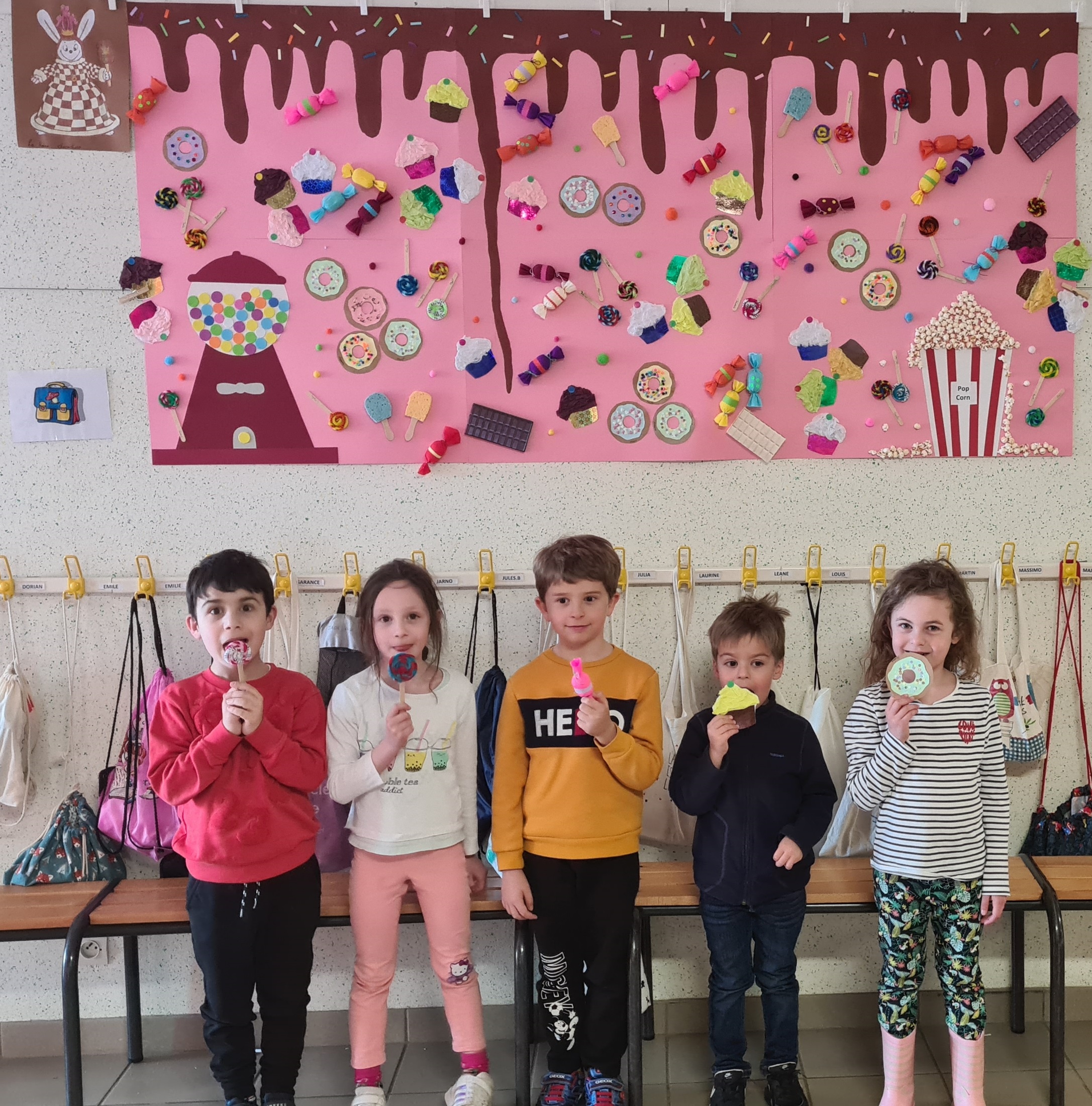 Les gourmandises des enfants de Grande Section