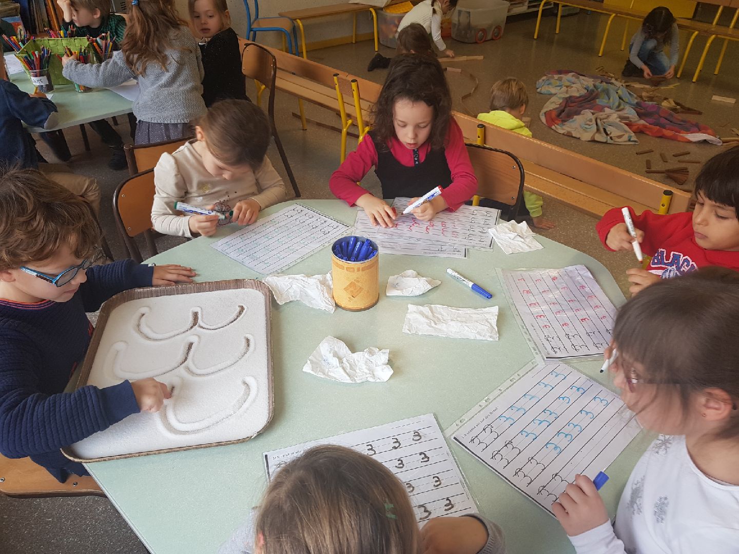 En maternelle aujourd'hui...