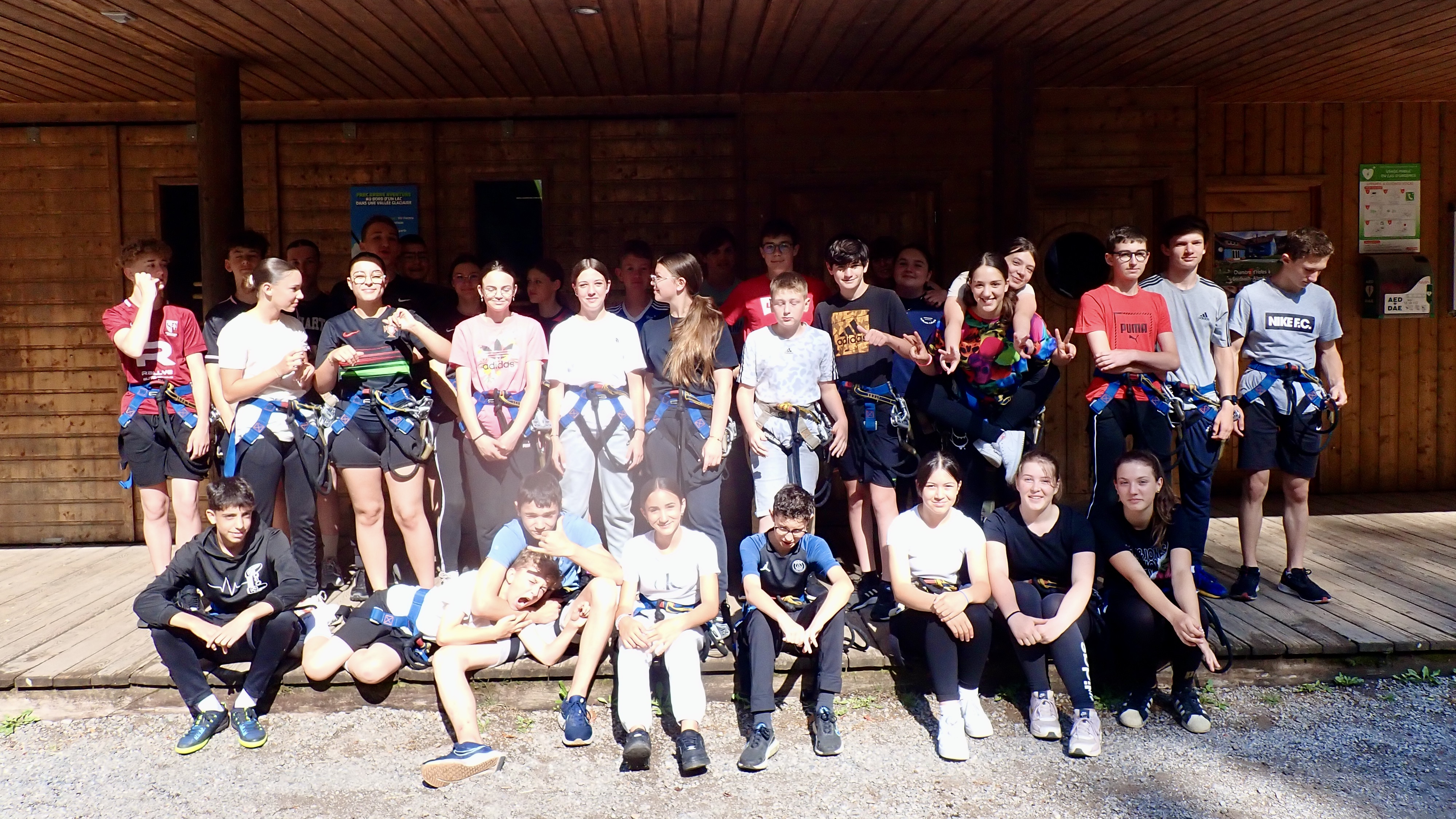 Sortie accrobranche des 4B et 4D 