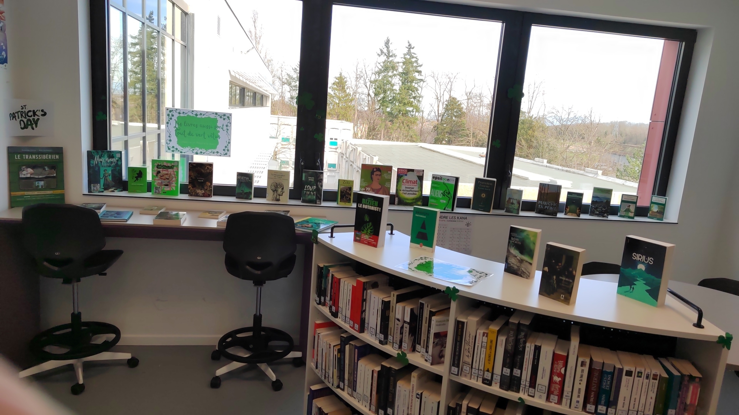 La Saint Patrick au CDI du lycée