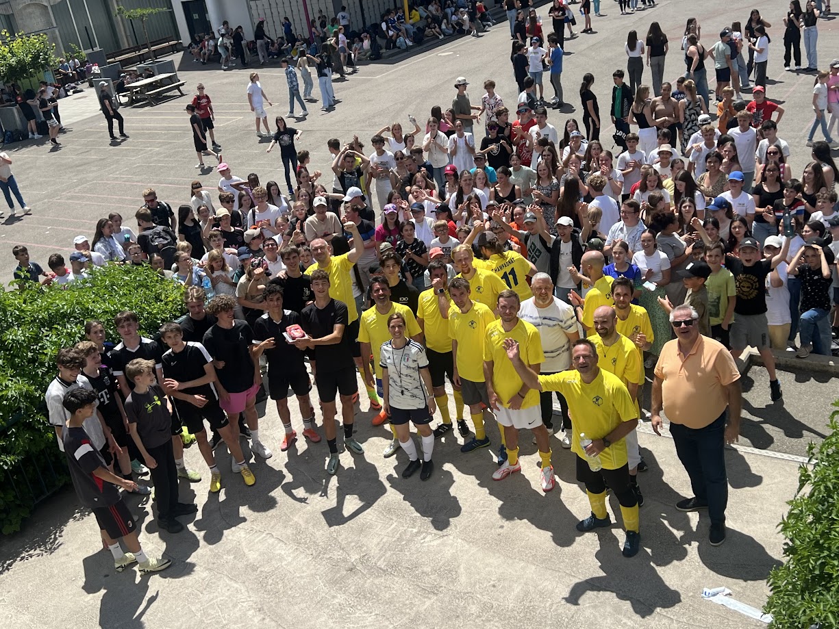 Tournoi de foot rencontre profs/élèves 2024