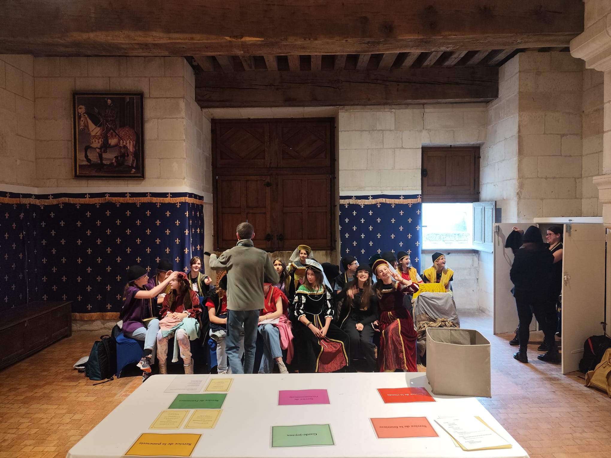 La Classe Musicale 2 sur les traces de Léonard de Vinci, des Châteaux et du Pouvoir Royal (suite)