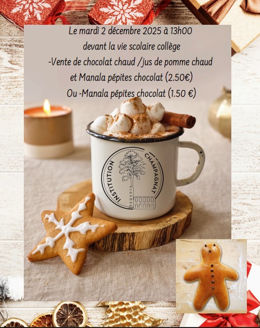 Vente de mannalas au collège