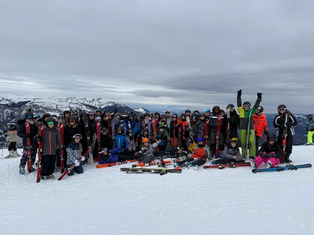 Classe de neige des 5C et 5D aux Carroz d'Arâches
