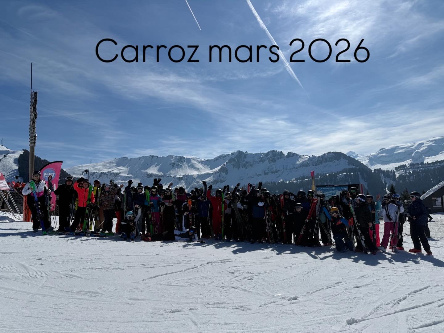 Classe de neige des élèves de 5B et de 5G