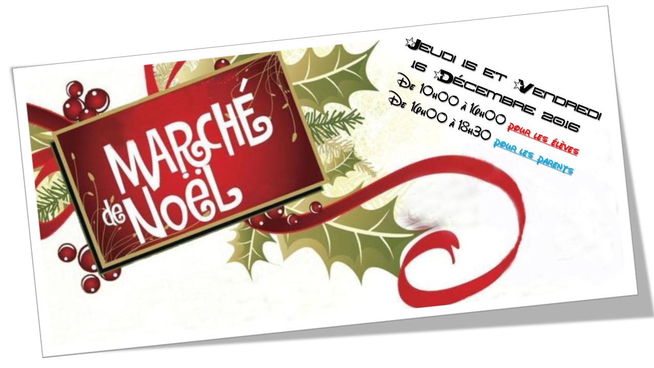 Marché de Noël Solidaire