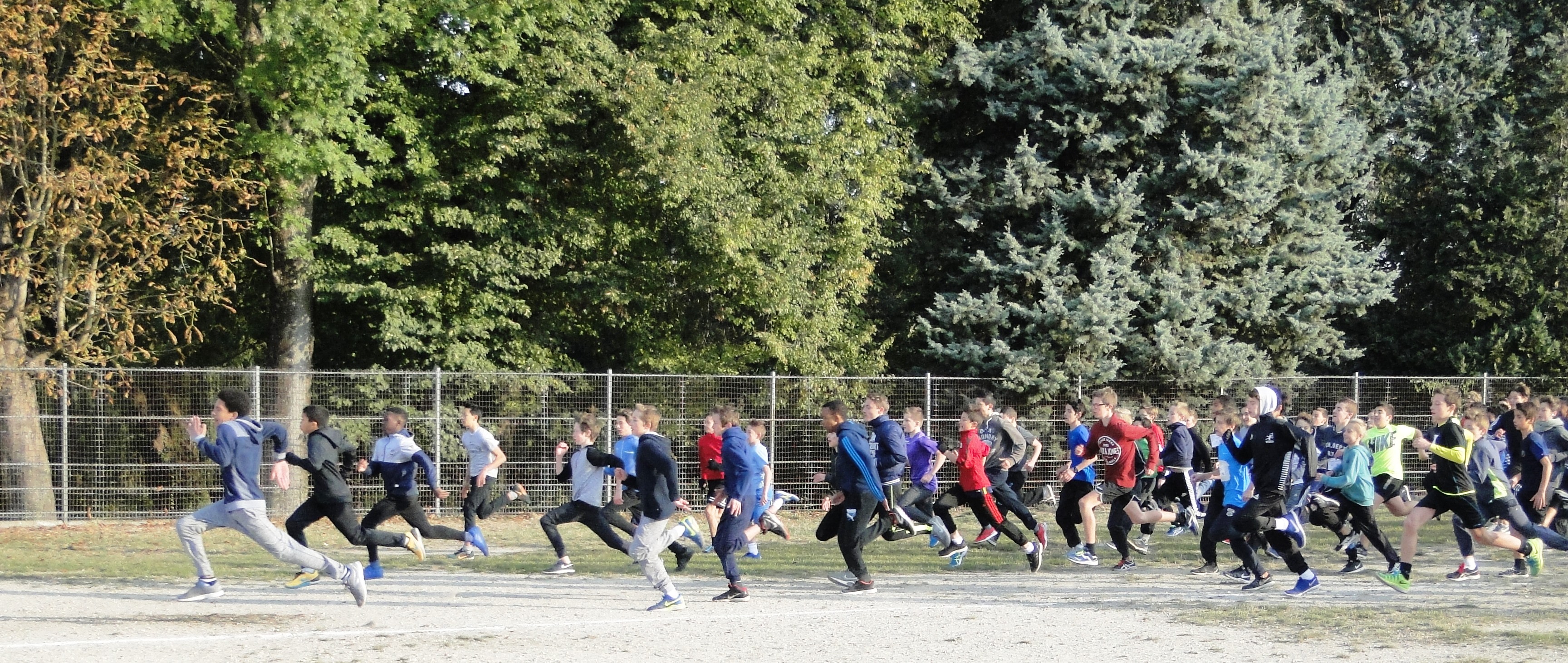 EN ROUTE POUR LE CROSS DEPARTEMENTAL