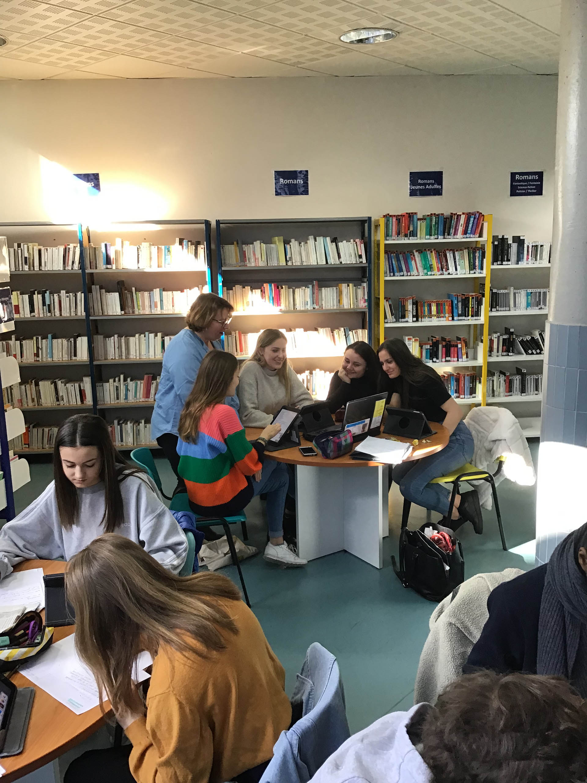 Conférence de rédaction au CDI du lycée !