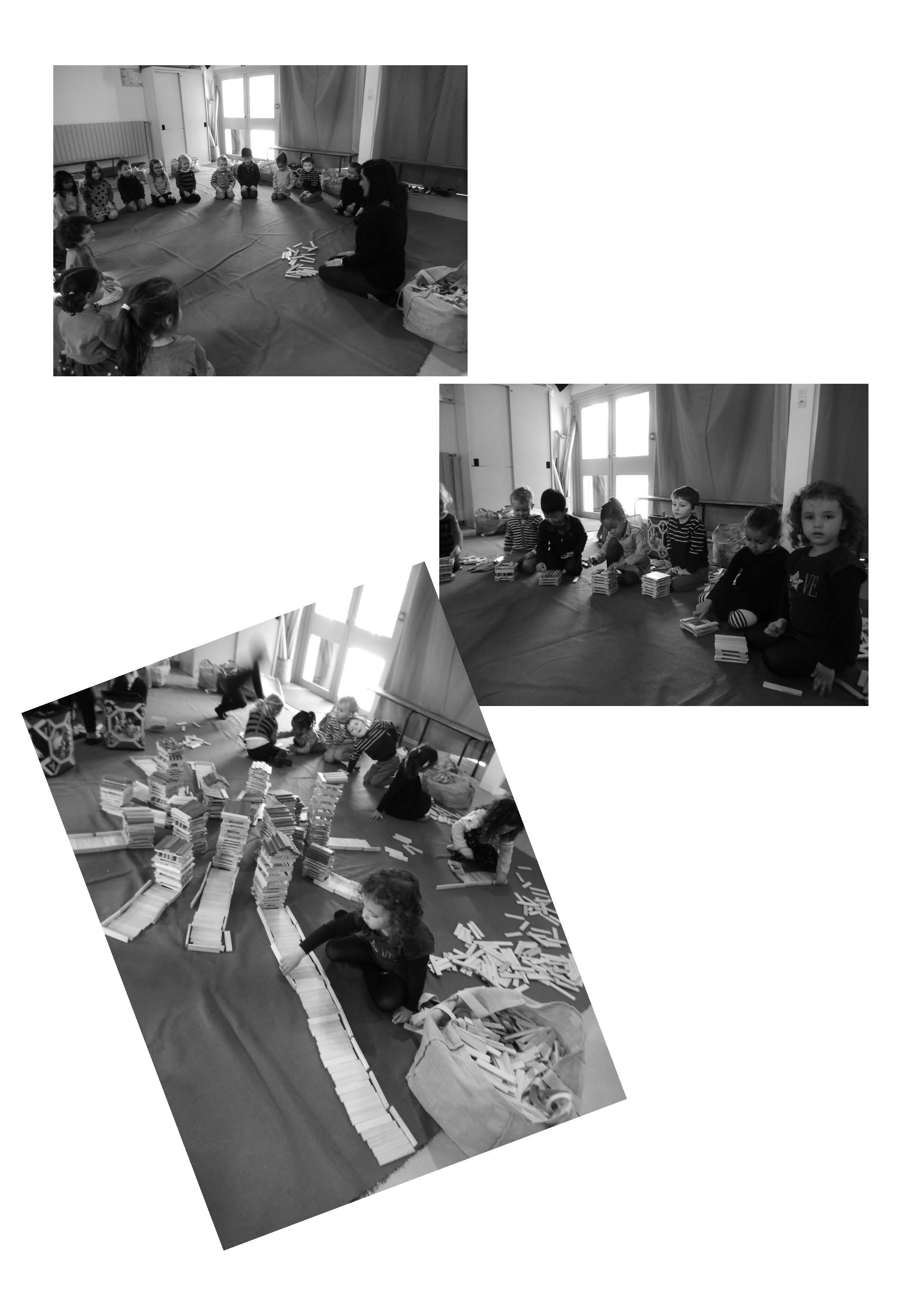 Les kapla en maternelle
