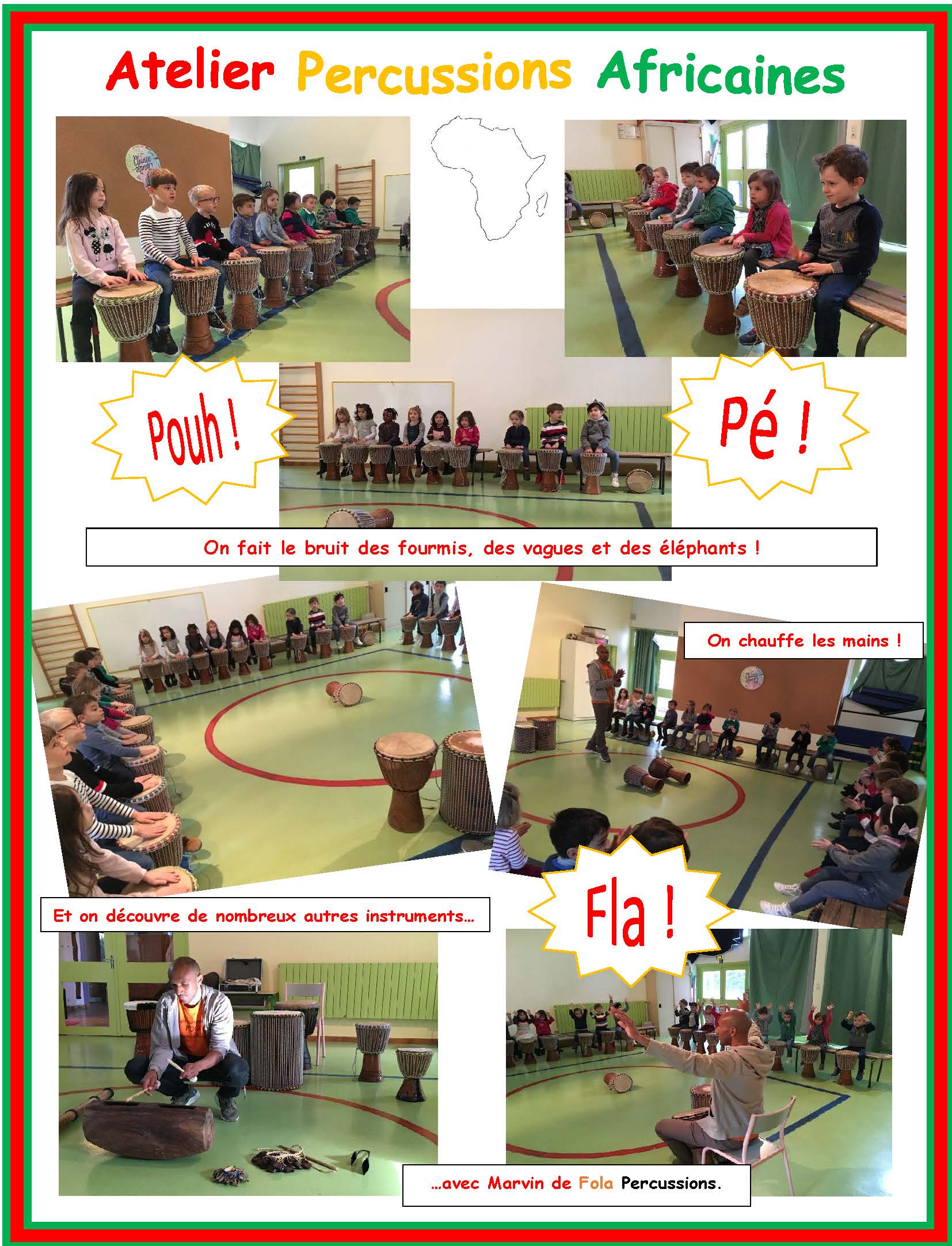 Ateliers Percussions Africaines