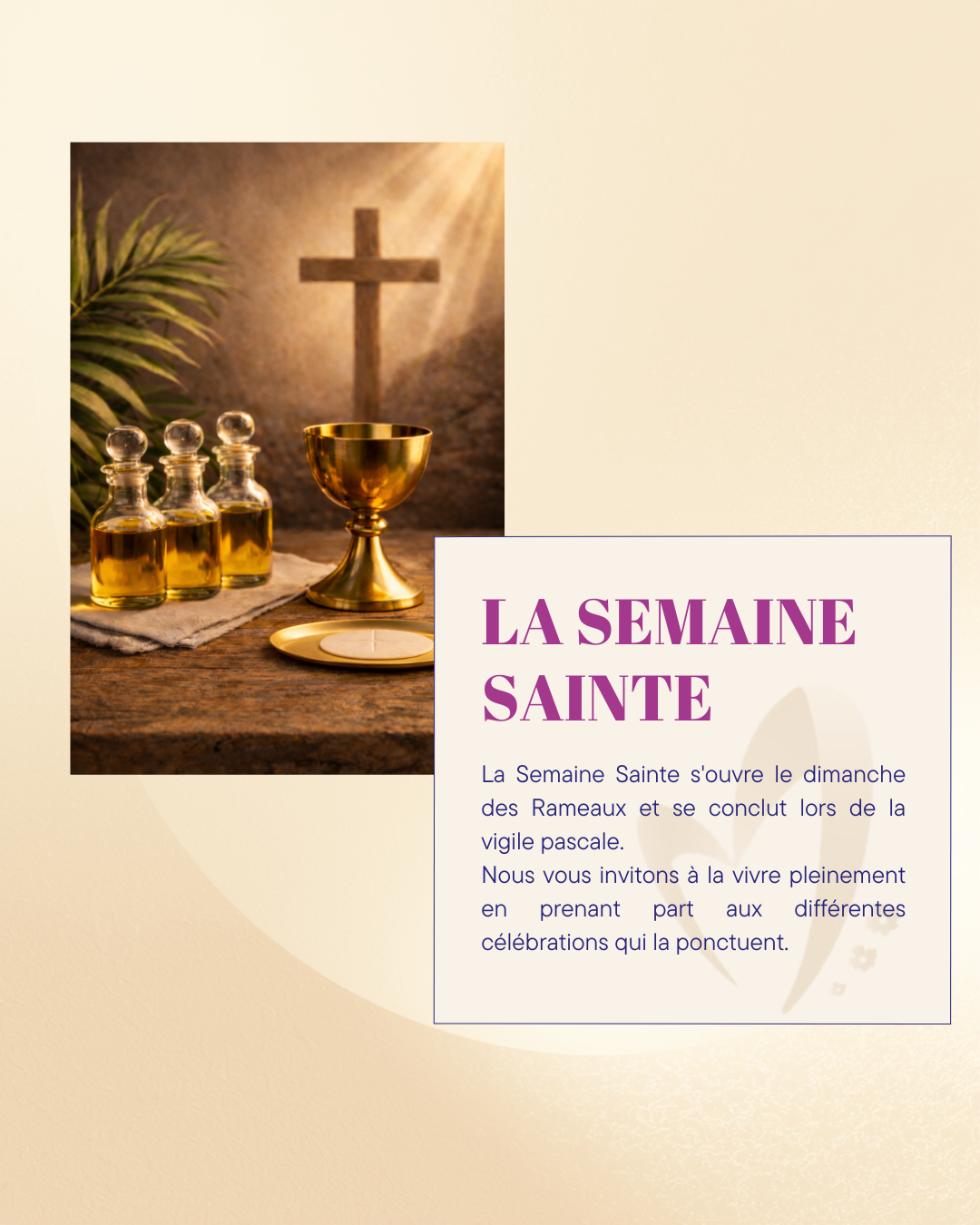 SEMAINE SAINTE