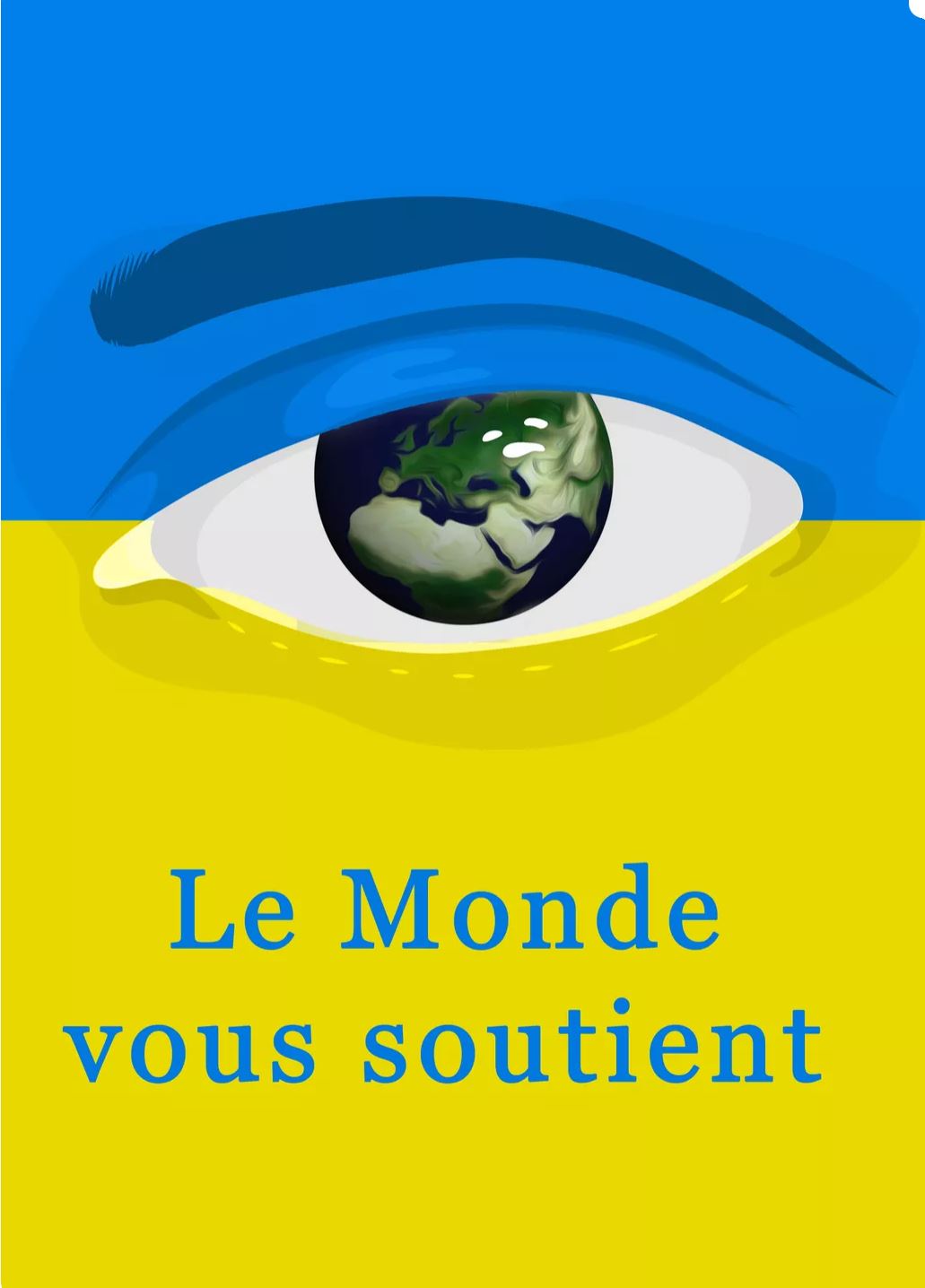 Coeur à coeur avec l'Ukraine...
