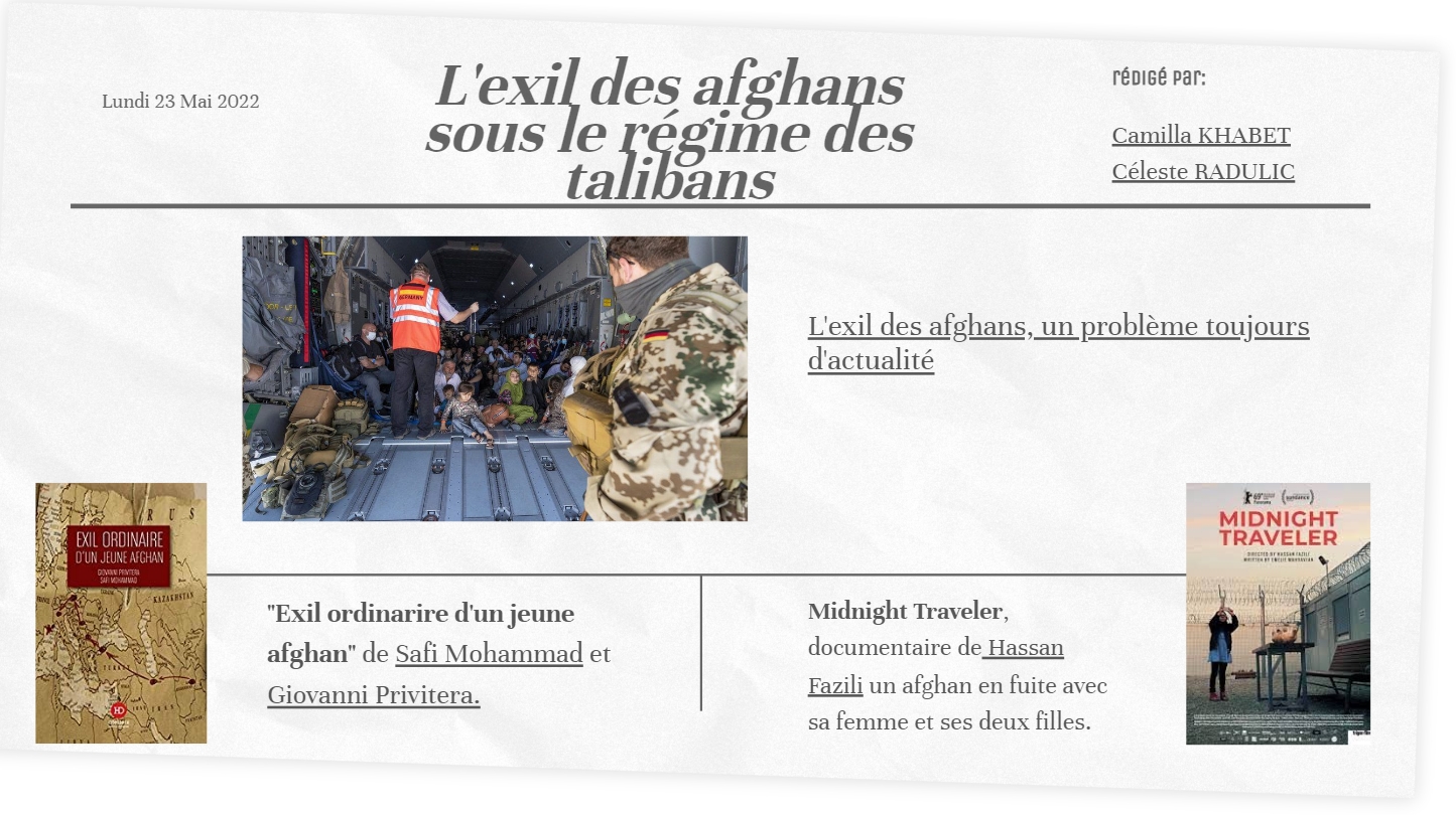 REVUE DE PRESSE: L'EXIL
