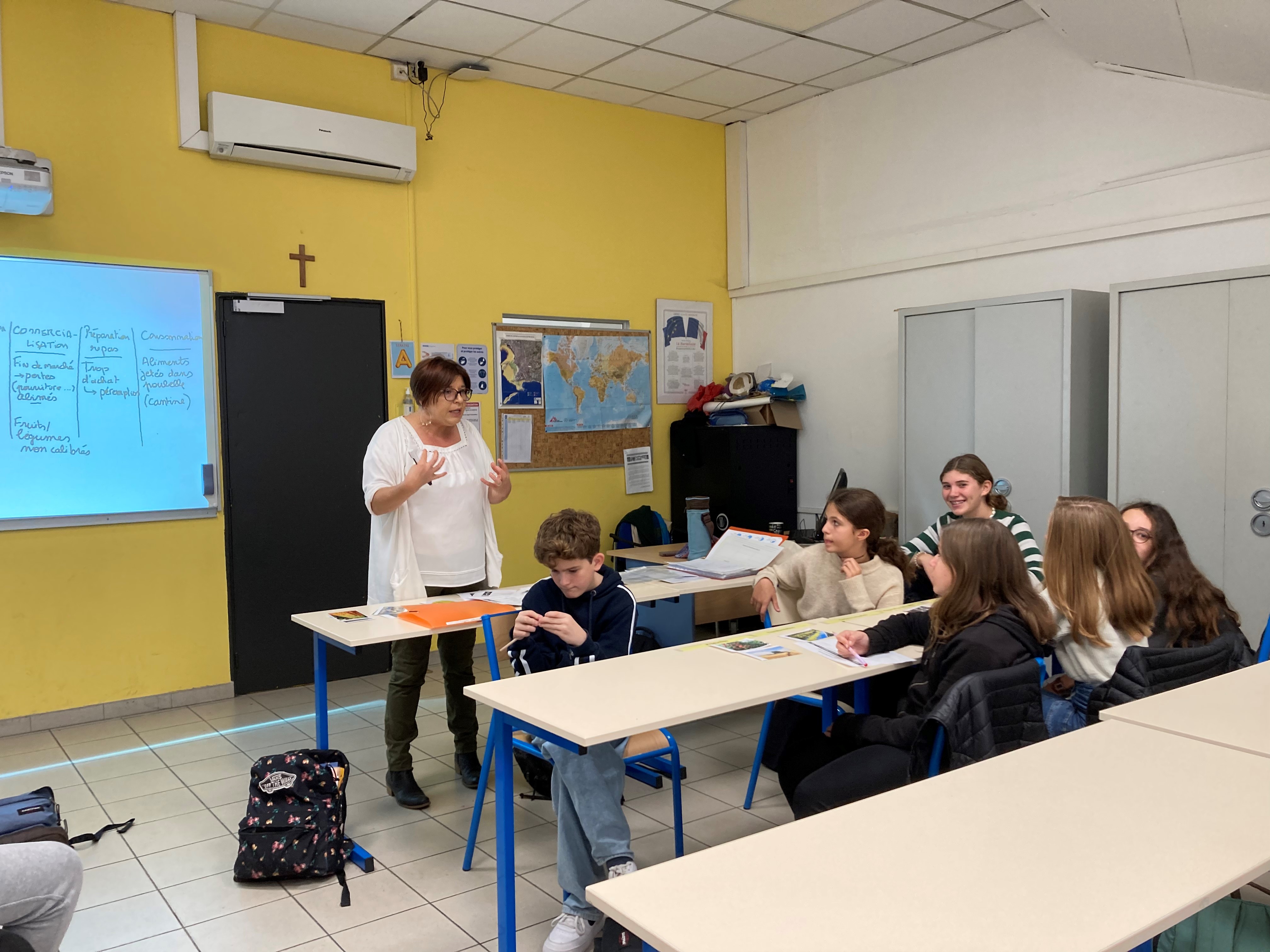 ATELIER GASPILLAGE ALIMENTAIRE EN 5EME