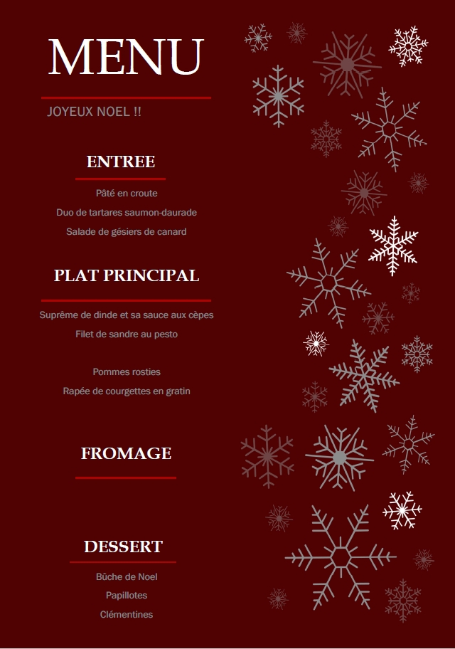 C'EST NOEL DANS LES ASSIETTES !
