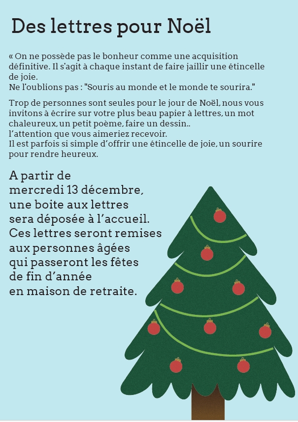 DES LETTRES POUR NOEL