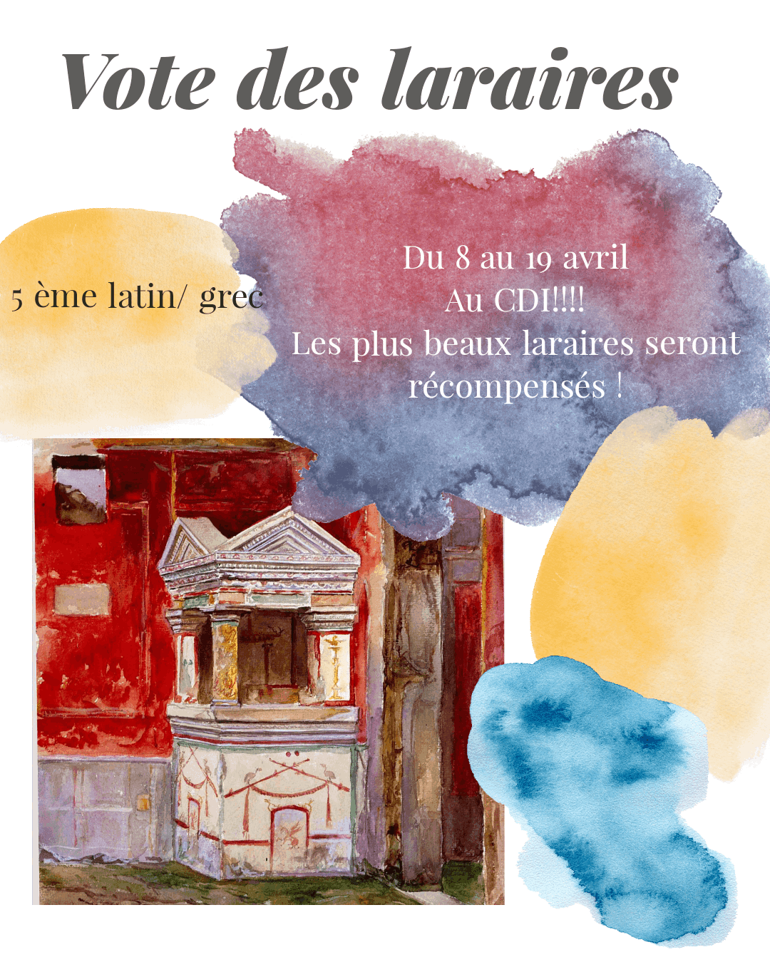 CONCOURS DE LARAIRES !