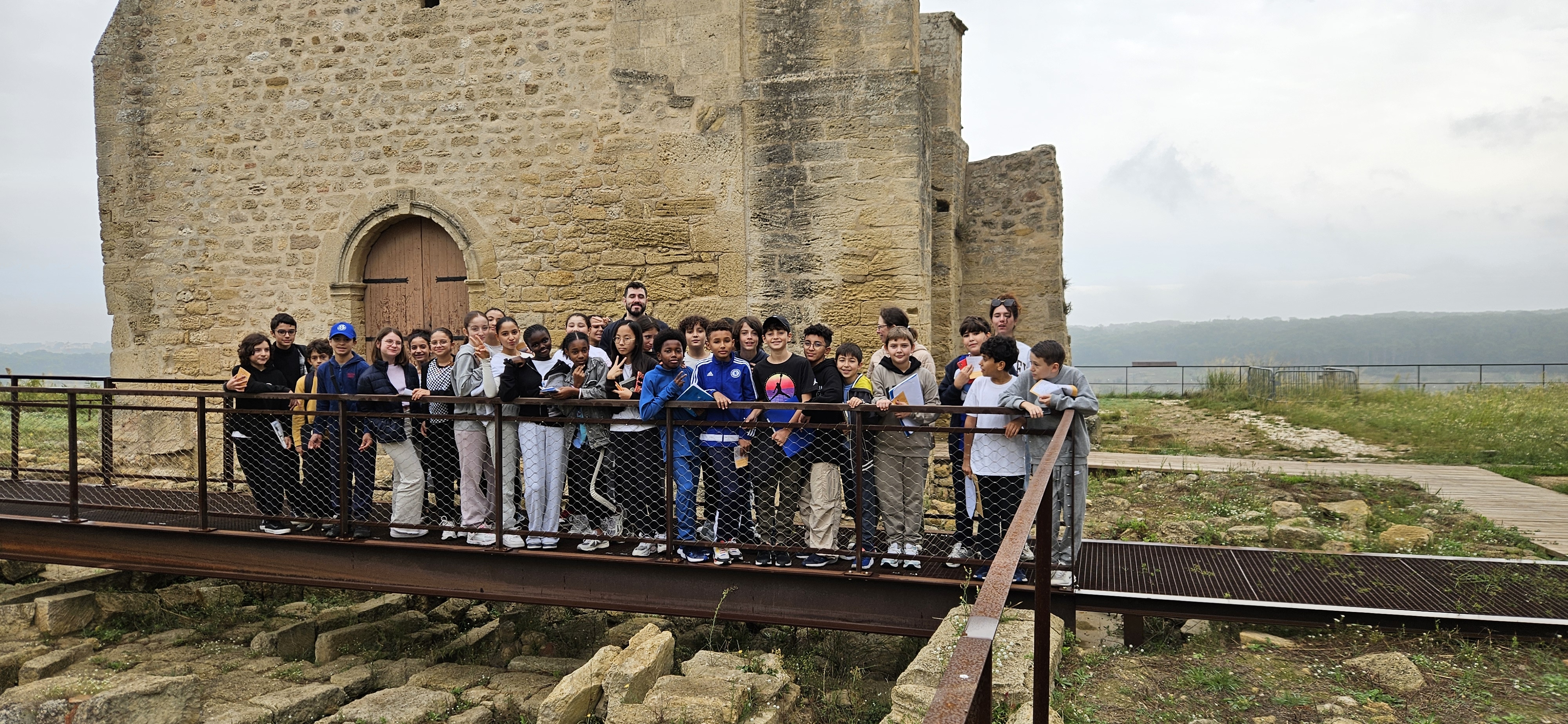 SORTIE ARCHEOLOGIQUE DES 5EME A !