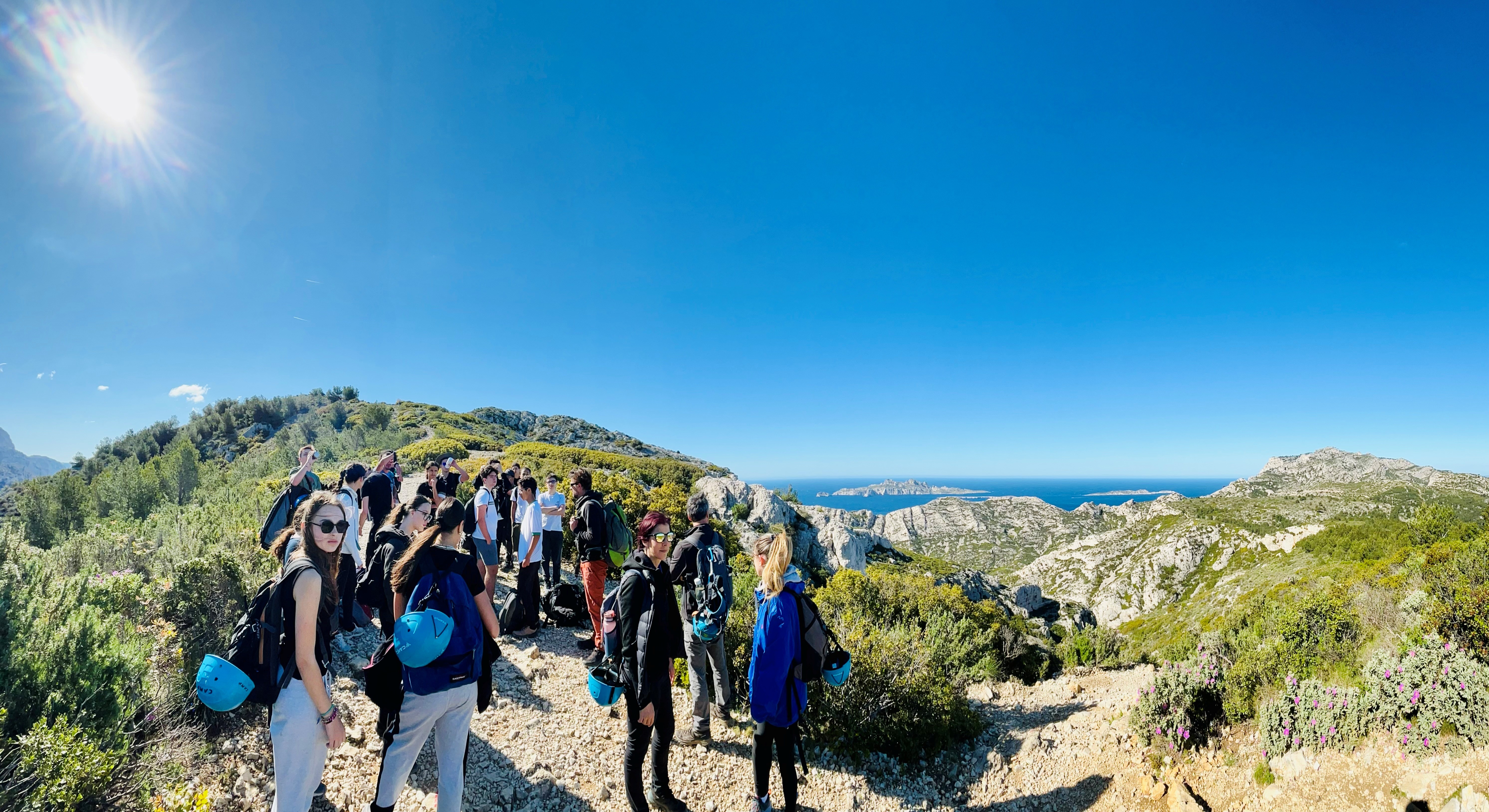 SORTIE CALANQUES POUR LA SECONDE NATURE !