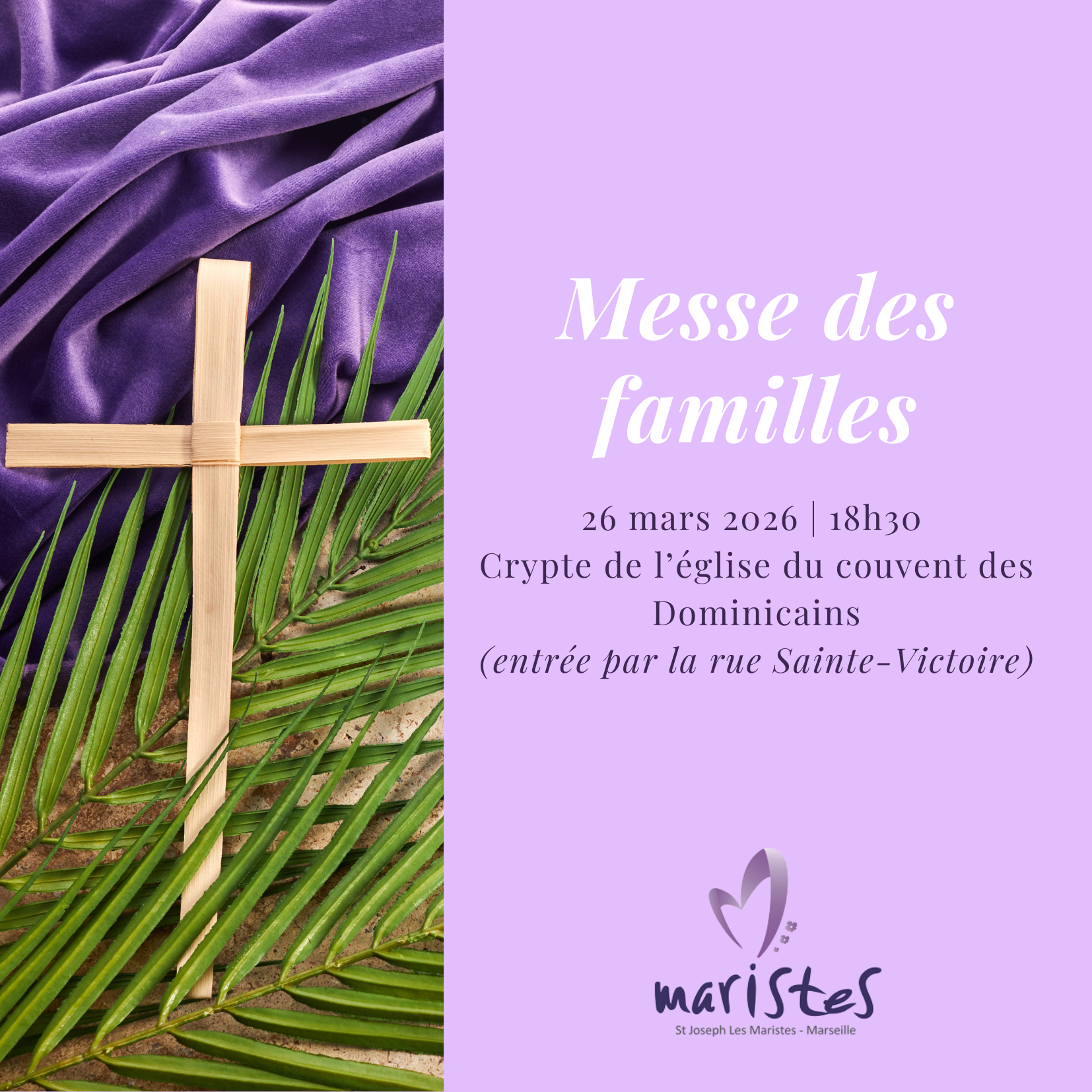 MESSE DES FAMILLES !