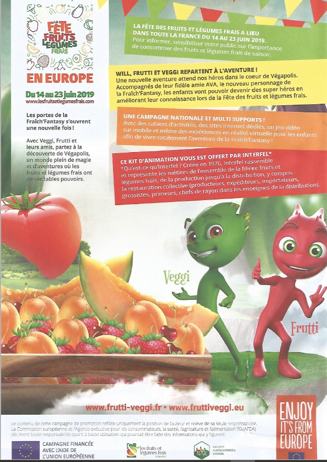 FÊTE DES FRUITS ET LÉGUMES FRAIS 2019