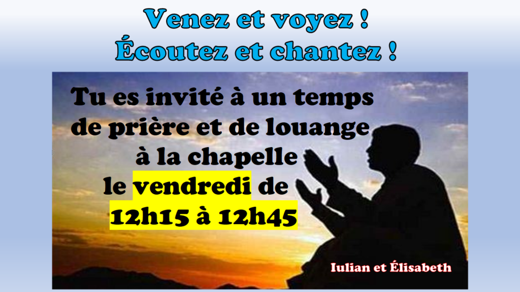Temps de prière