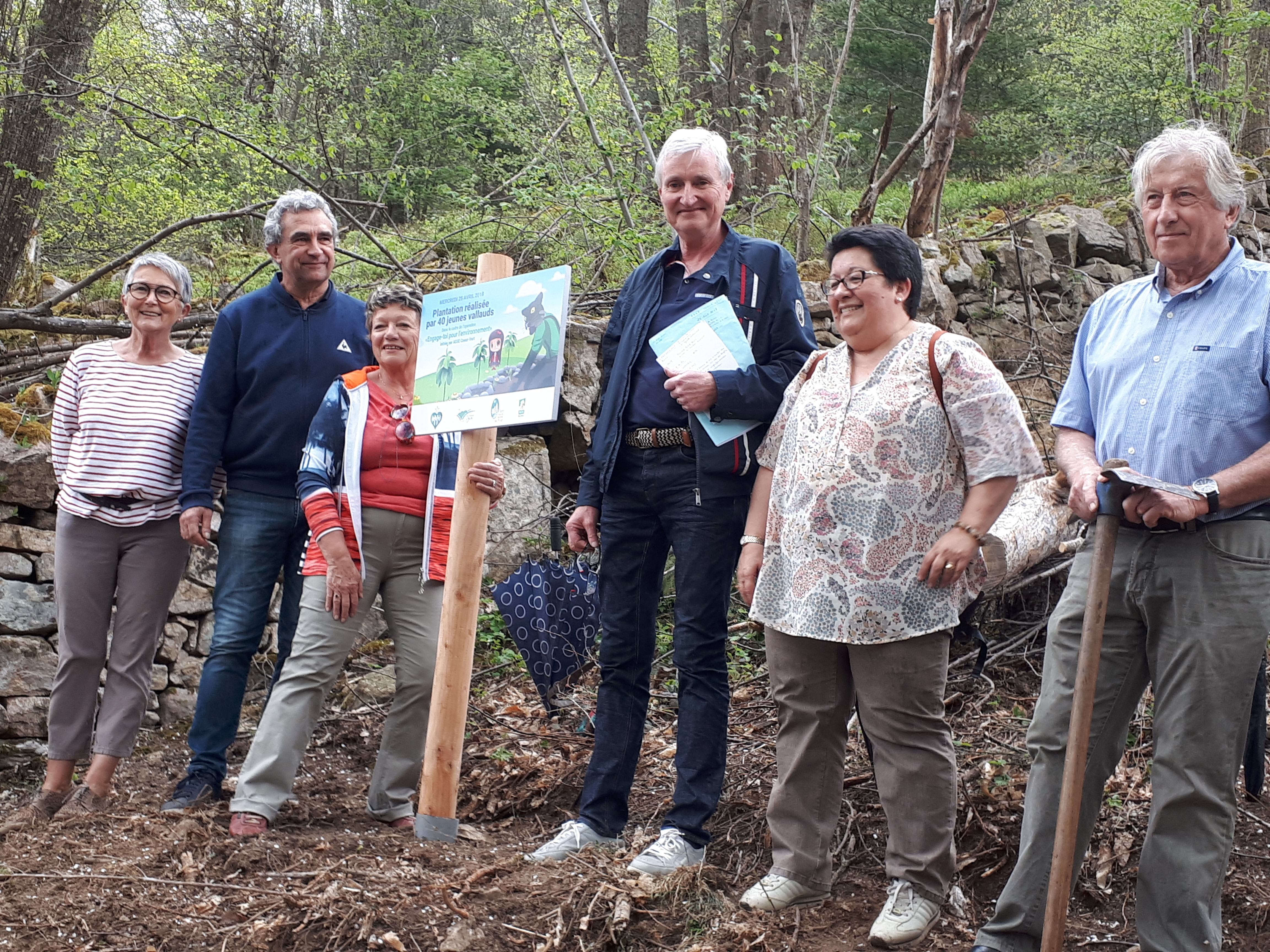 Plantation d'arbres avec l'ASSE
