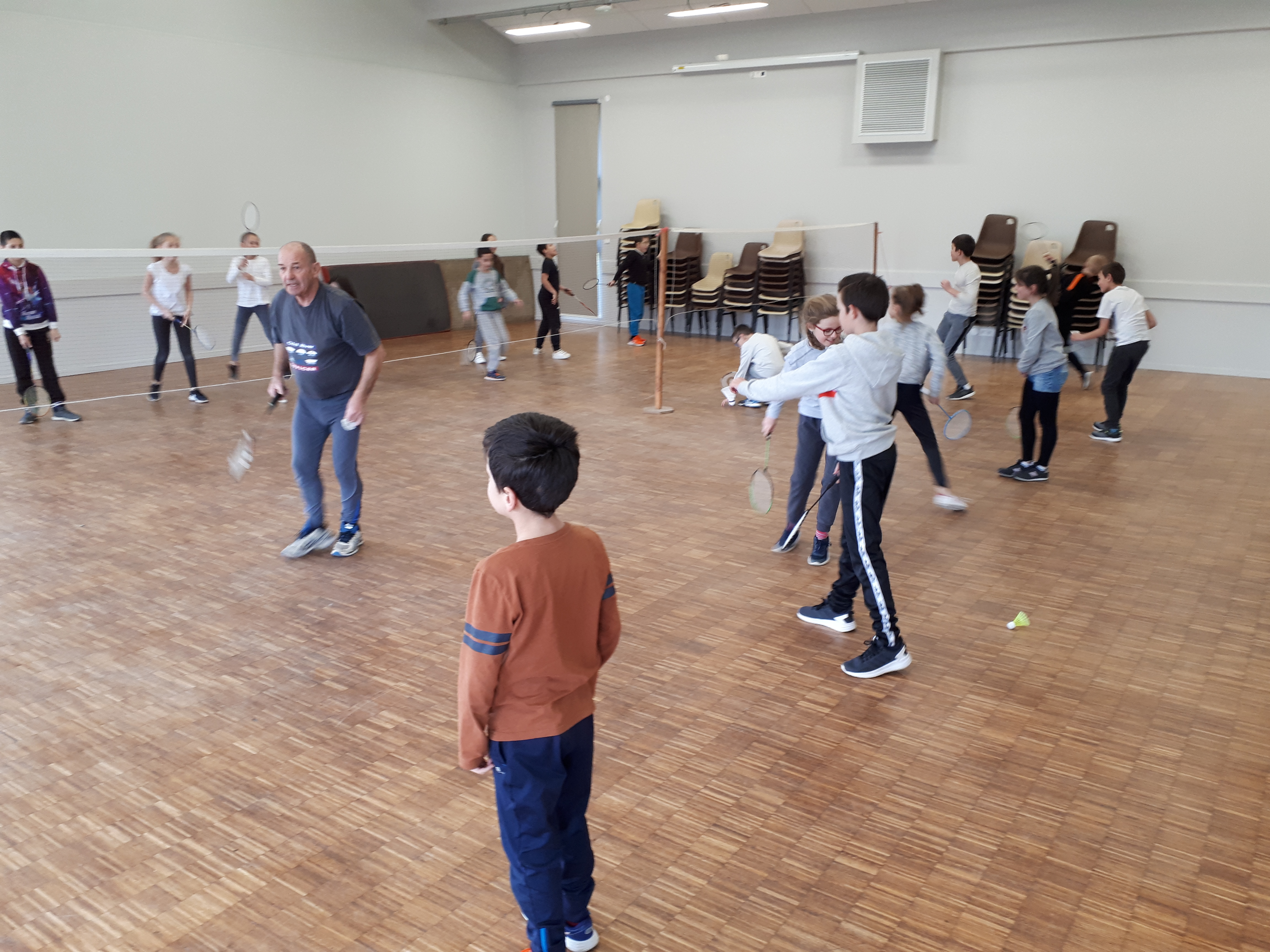 Initiation au badminton